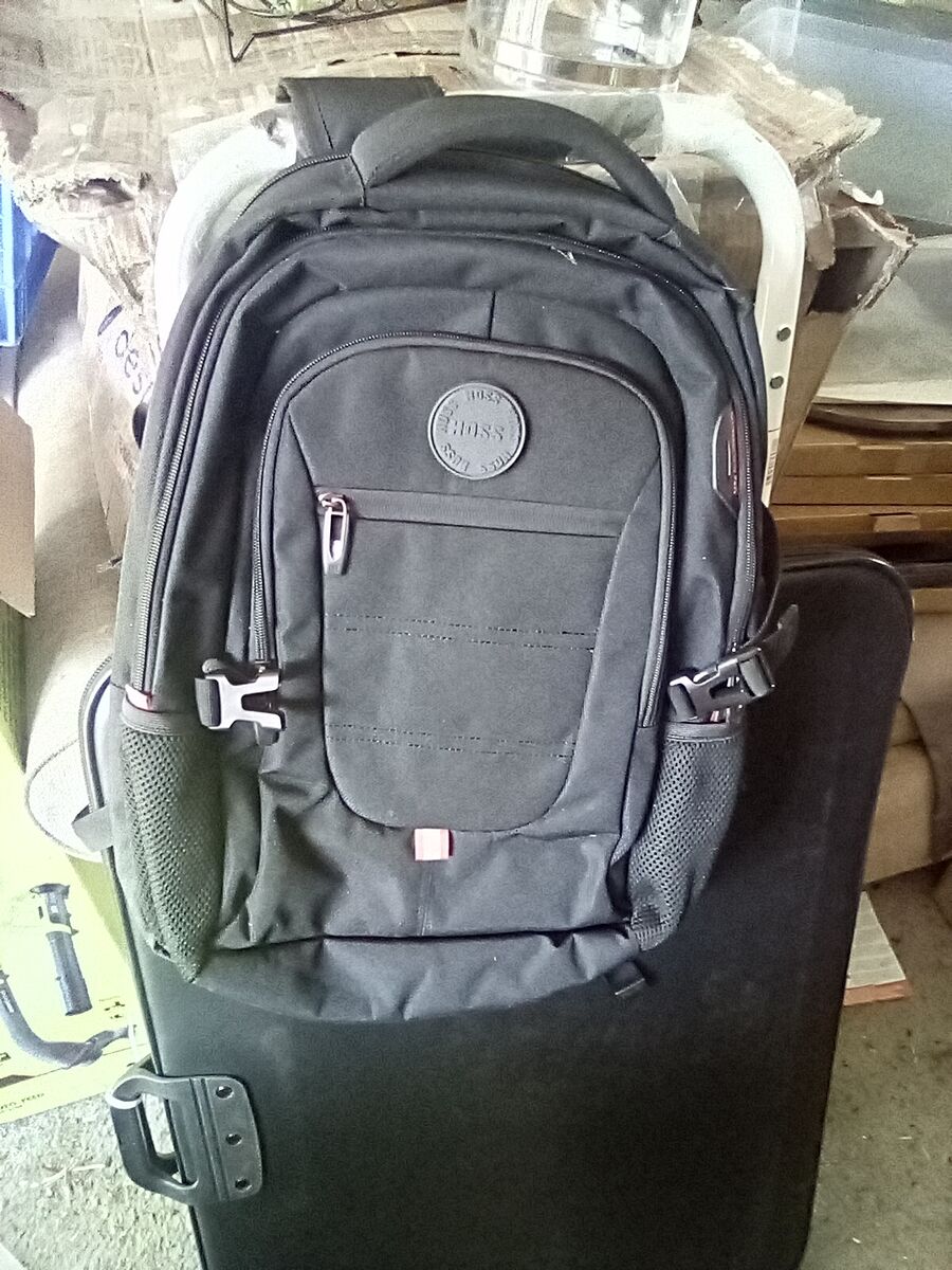 HOSS Laptop Backpack, Black