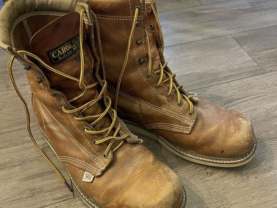 USA Made Carolina 8” Steel Toe boots 11.5 EE (Wide) Fits like a size 12