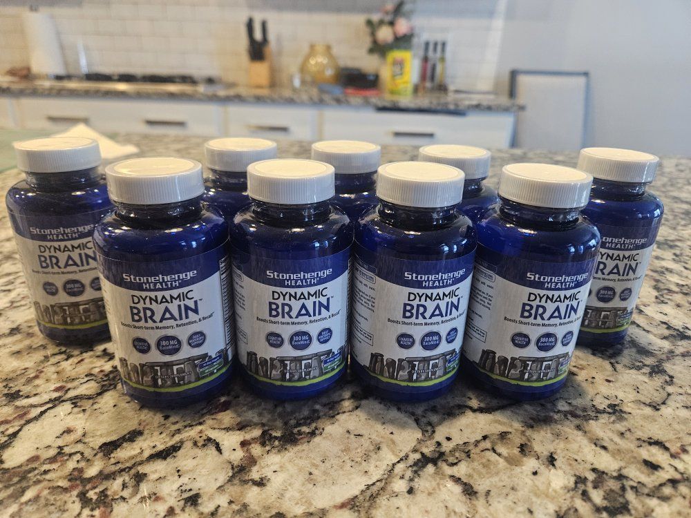 Stonehenge Health Dynamic Brain Dietary Supplements - Lot of 9 bottles