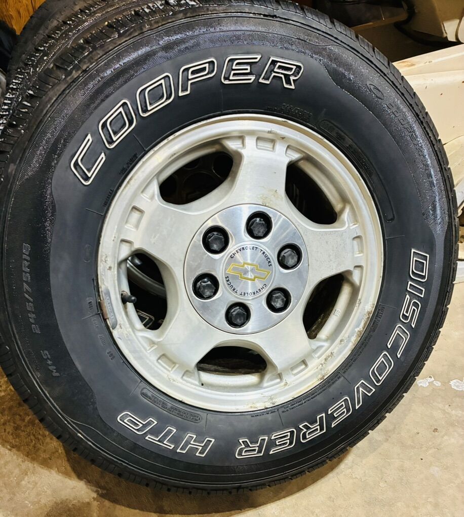 Chevrolet Wheels And Tires 6 Lug