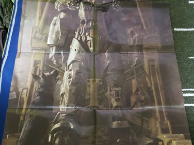 FALLOUT Rare Double Sided Poster Power Armor & Vault Boy