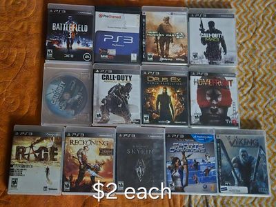 Ps3 games $2 each including Mw3! Trades considered!