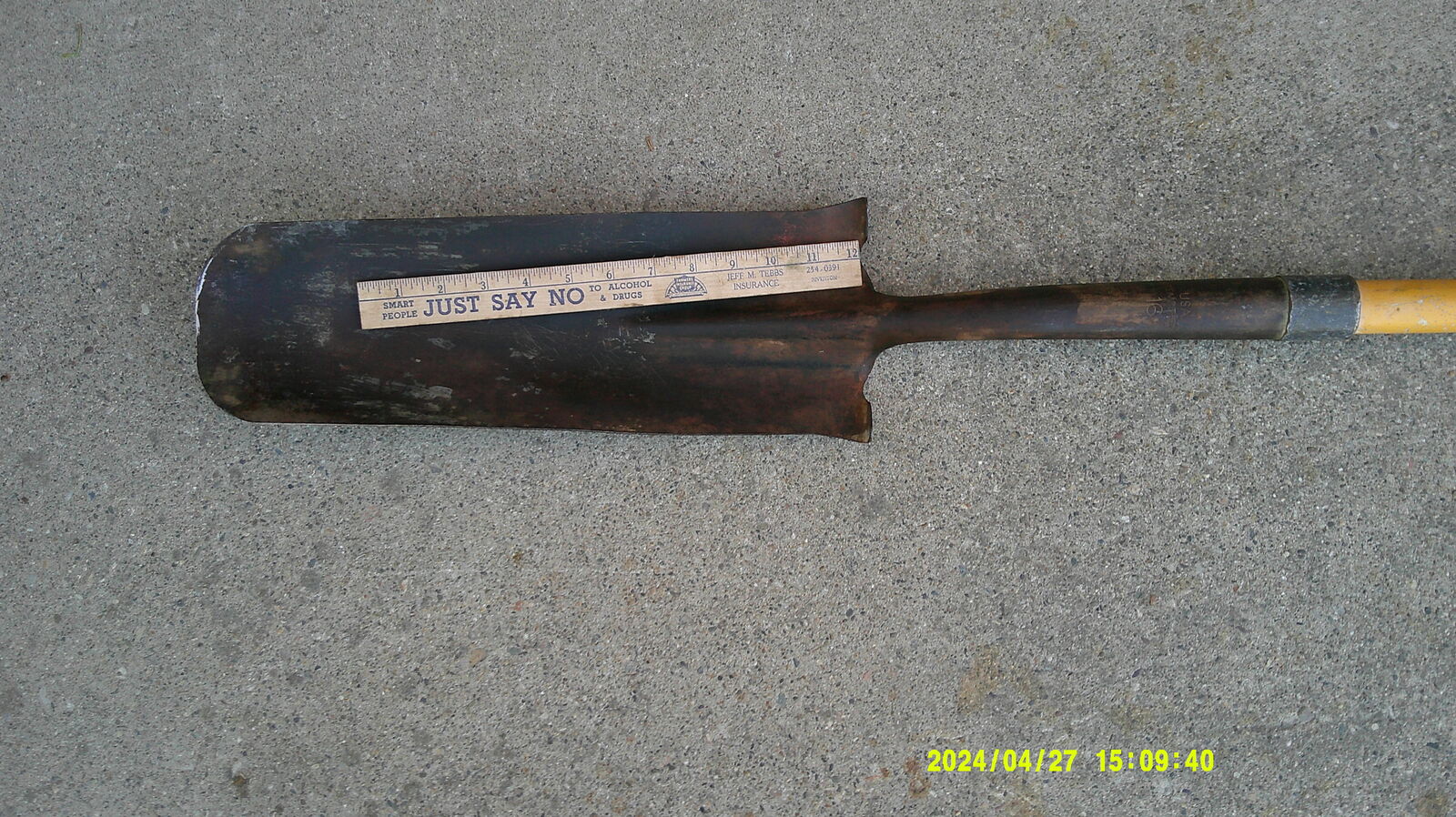 Drain Spade Shovel, Long Handle Garden Digging Spade for Trenching, Planting, USA $15