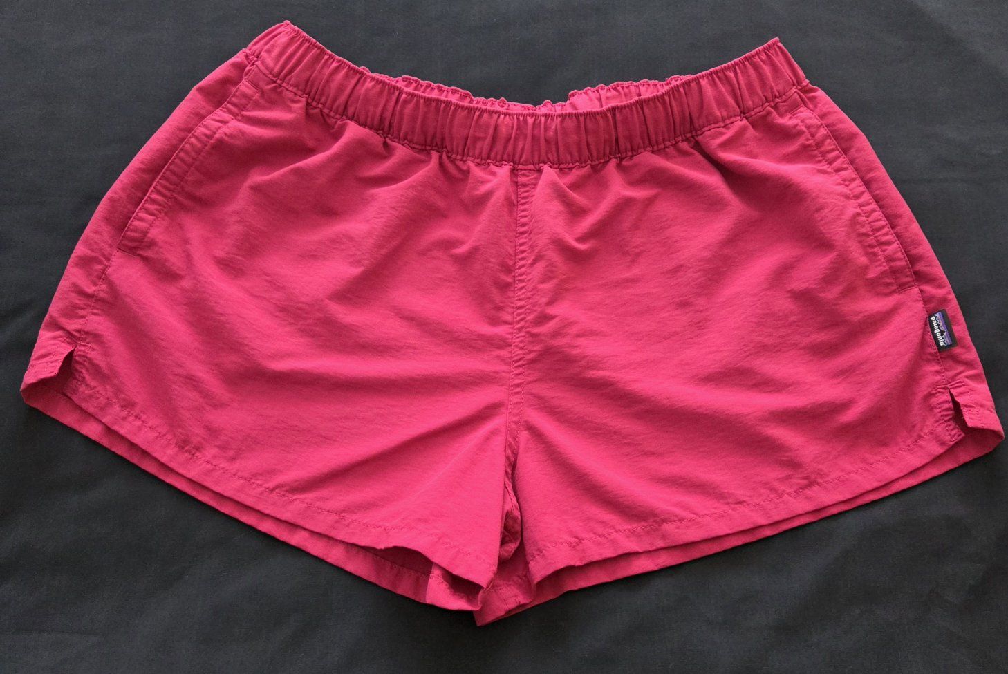 Patagonia Women's Barely Baggies Shorts Red Pink Size Large