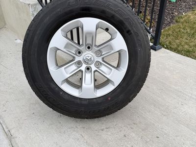 Dodge Ram 1500 Rims and Tires 255/70R18 like new