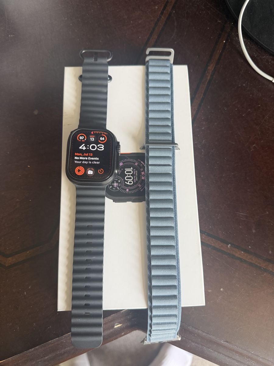 Black Apple Ultra 3 Watch