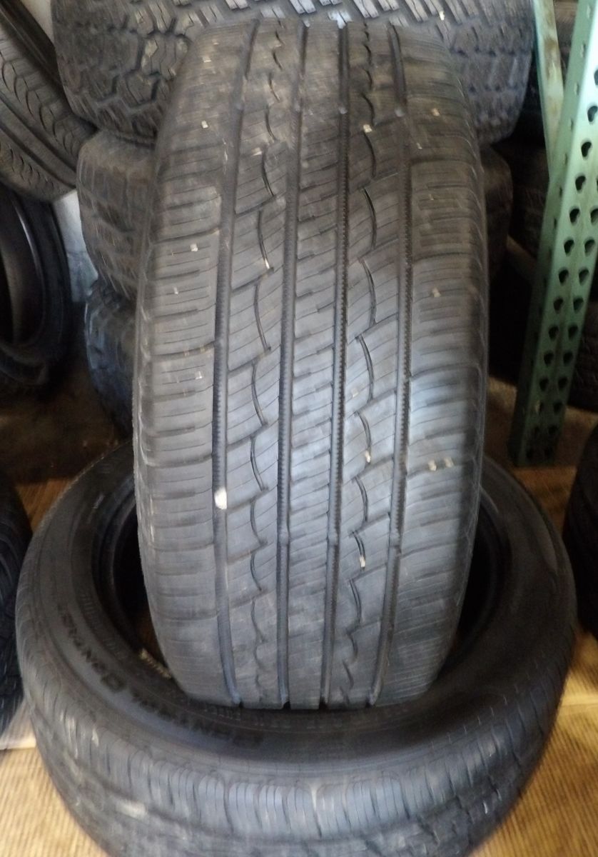 215/50R17 CONTINENTAL CONTROL CONTACT PAIR OF TWO USED TIRES