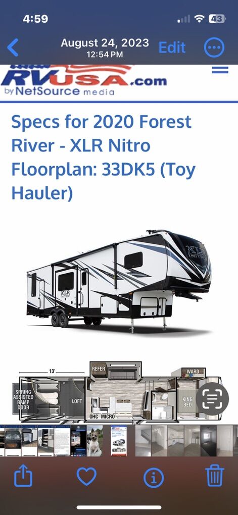 2020 Forest River Notro XLR