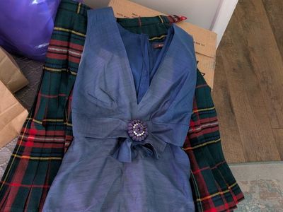 Antique Vintage Purple top 1950's era Size S