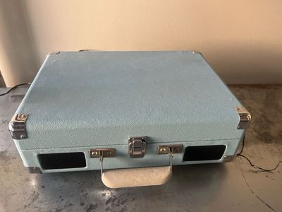 Crosley Cruiser Portable Suitcase Turntable Record Player - Light Blue