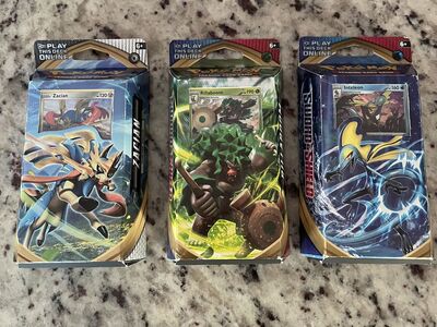 3 sealed Pokemon Sword and Shield theme decks