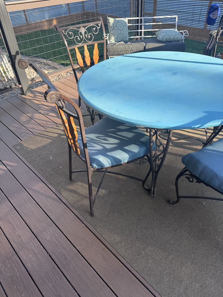 Table and chairs