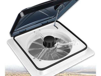 New! Starvent RV Roof Vent Fan 6-Speed-Reversible