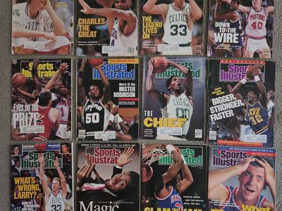 Sports Illustrated 1980s NBA Bundle – 12 Classic Issues (1986–1991)