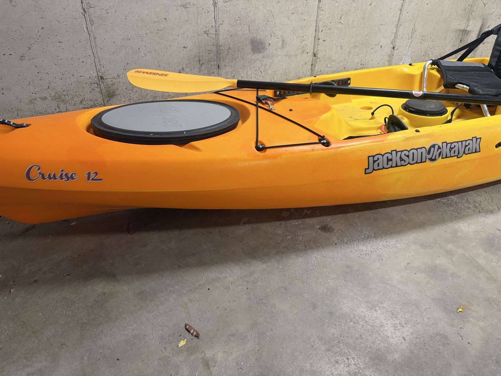 Jackson Cruise 12 Sit-On-Top Kayak + Werner Carbon Paddle