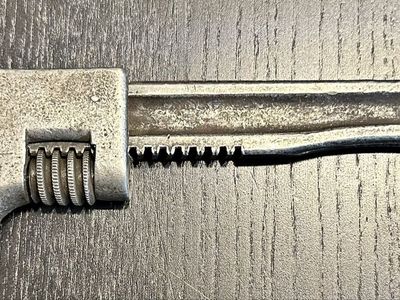 Vintage 9" Pipe Wrench Adjustable Monkey Wrench