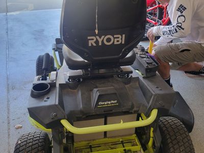 Free broken riding lawn mower