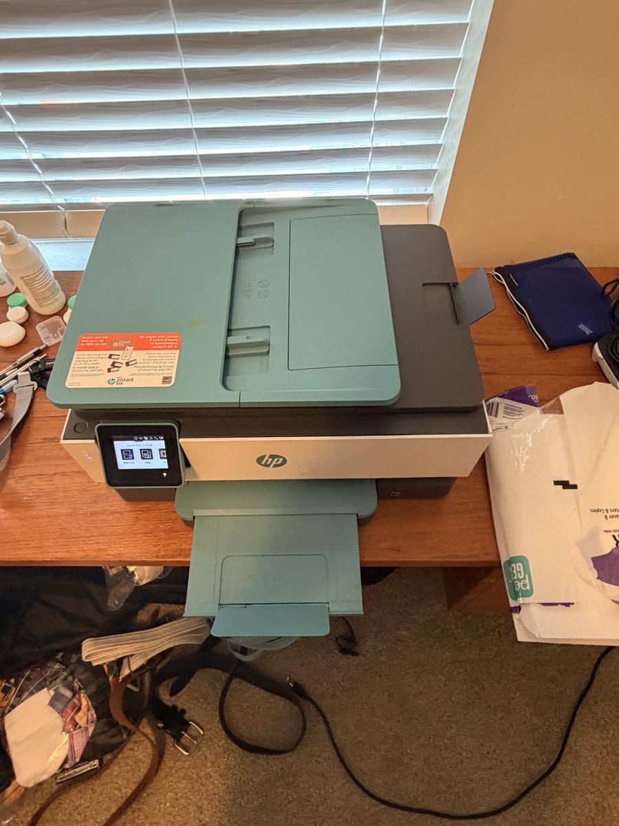 HP OfficeJet Pro 8020 Wireless All-In-One Printer + Paper – $50