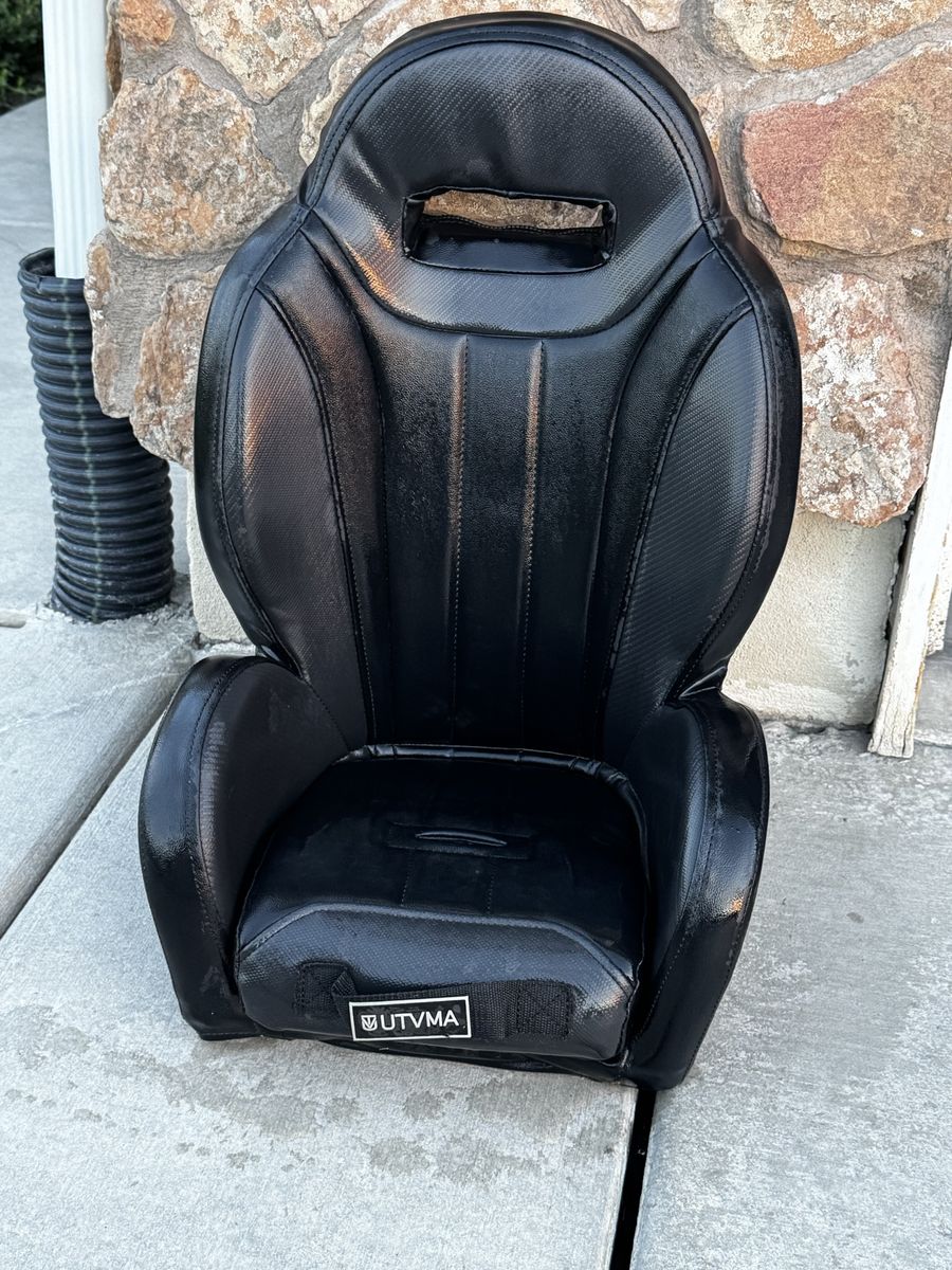 UTVMA Black Kids Bump Seat / Bucket Seat for UTV Side-by-Side