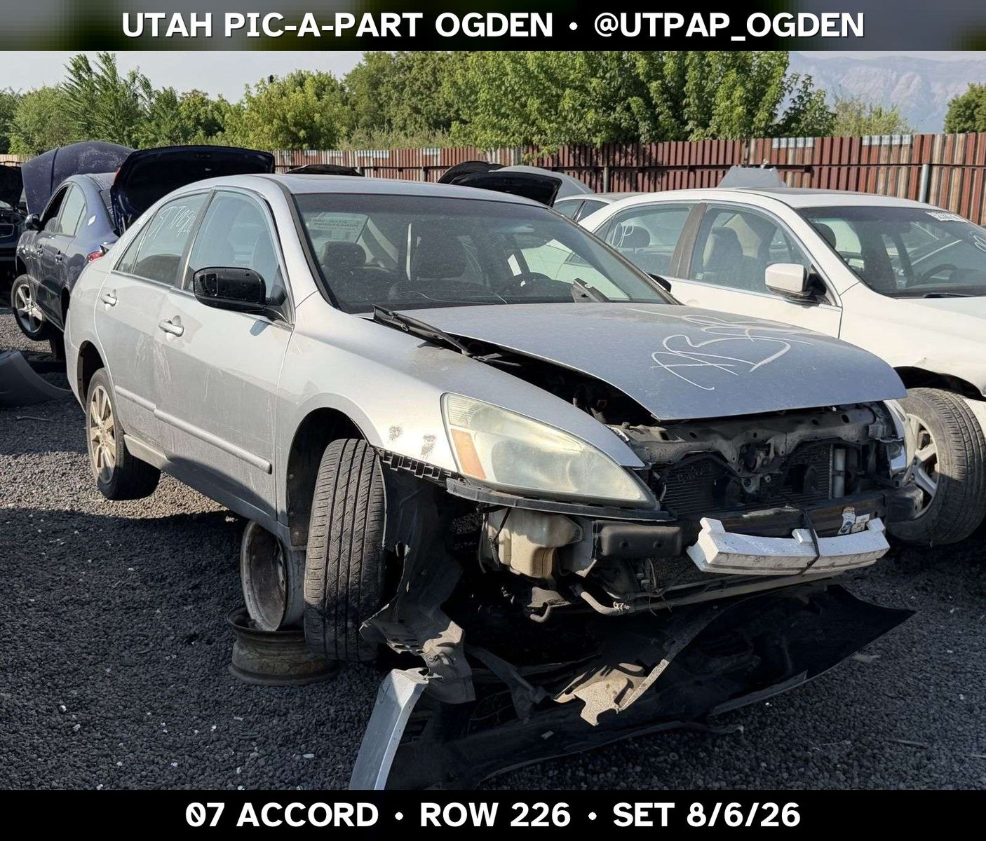Just In! 2007 Honda Accord Parts - UTPAP Ogden