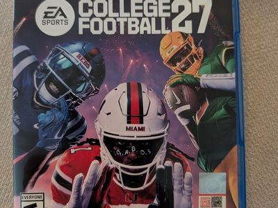 EA Sports College Football 27 PS5 Game - Everyone E ESRB Rating - Miami Cover