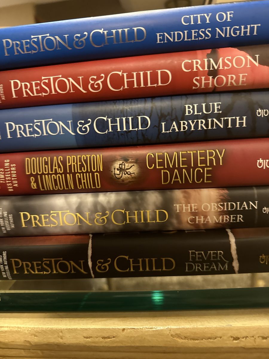 Preston & Child Book Bundle - City of Endless Night, Crimson Shore, Blue Labyrinth & More
