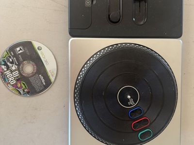 Xbox 360 DJ Hero Turntable Controller + DJ Hero