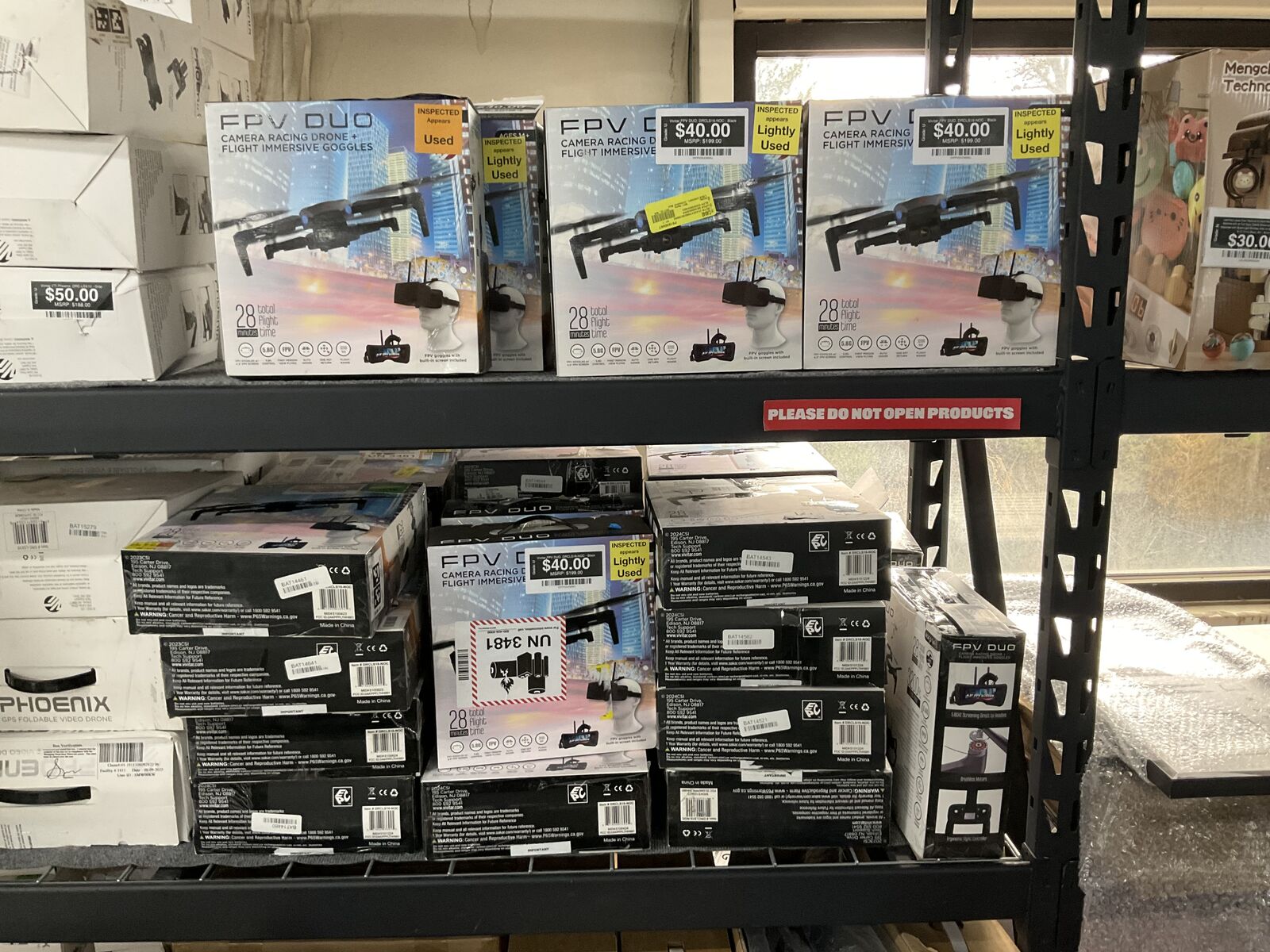 Vivitar FPV DUO Camera Racing Drone + Flight Immersive Goggles