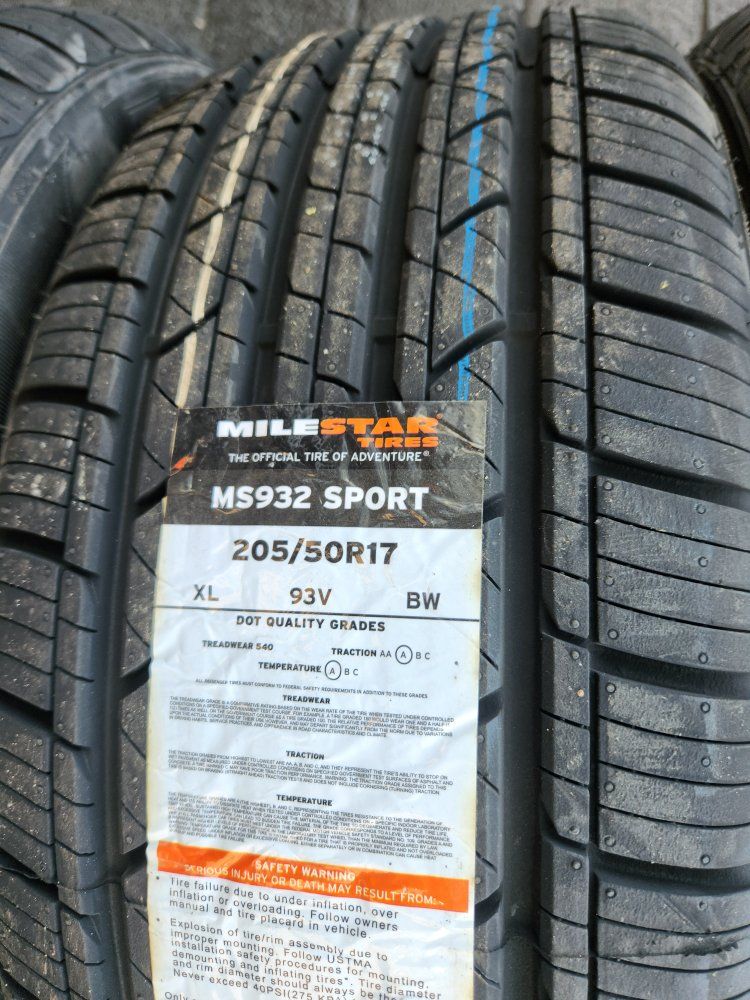 205/50r17 milestar ms932 sport