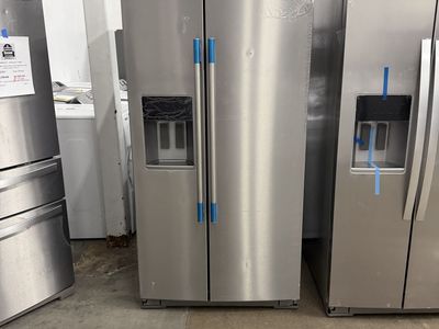 NEW KITCHENAID 28.7 C FT STAINLESS SIDE BY SIDE