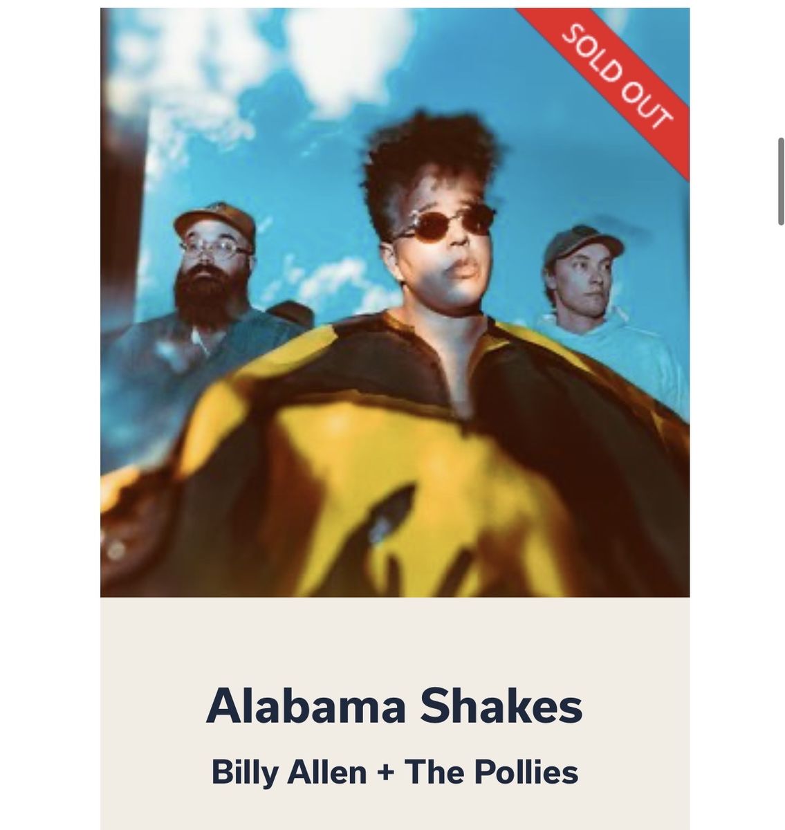 Alabama Shakes - 2 GA Tickets - Red Butte Garden 7/29