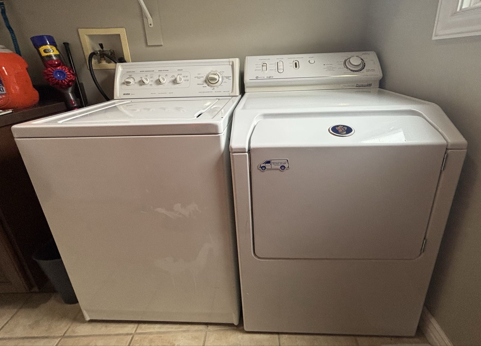 Washer & Electric Dryer