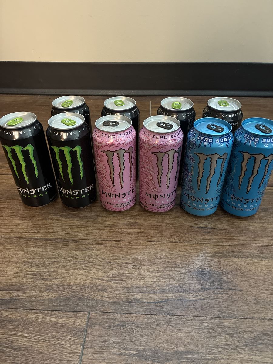 10 Monster Energy Drinks For Sale Or Trade