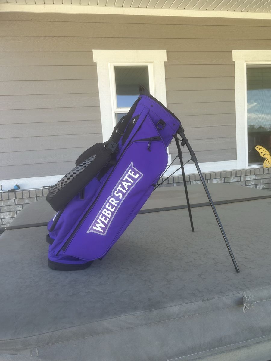 Weber State golf bag