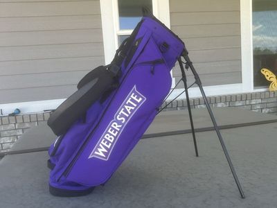 Weber State golf bag