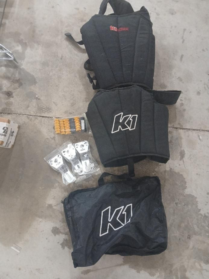 K-1 Kart Rib Vests, micron mounts, pedal sleeves