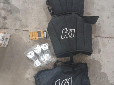 K-1 Kart Rib Vests, micron mounts, pedal sleeves