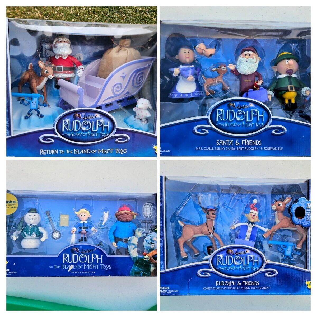 4 Rare sets Rudolph Island of Misfit Toys