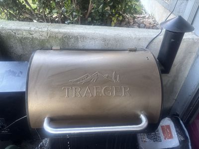 Traeger smoker.