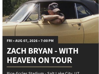 zach bryan concert tickets!