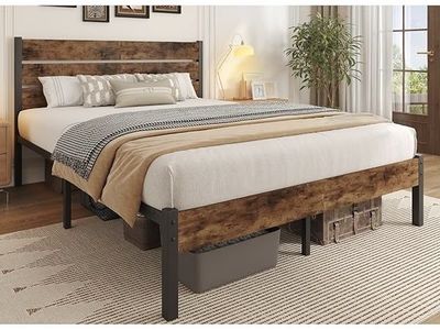 Modern Queen Bed Frame — Brand New in Box