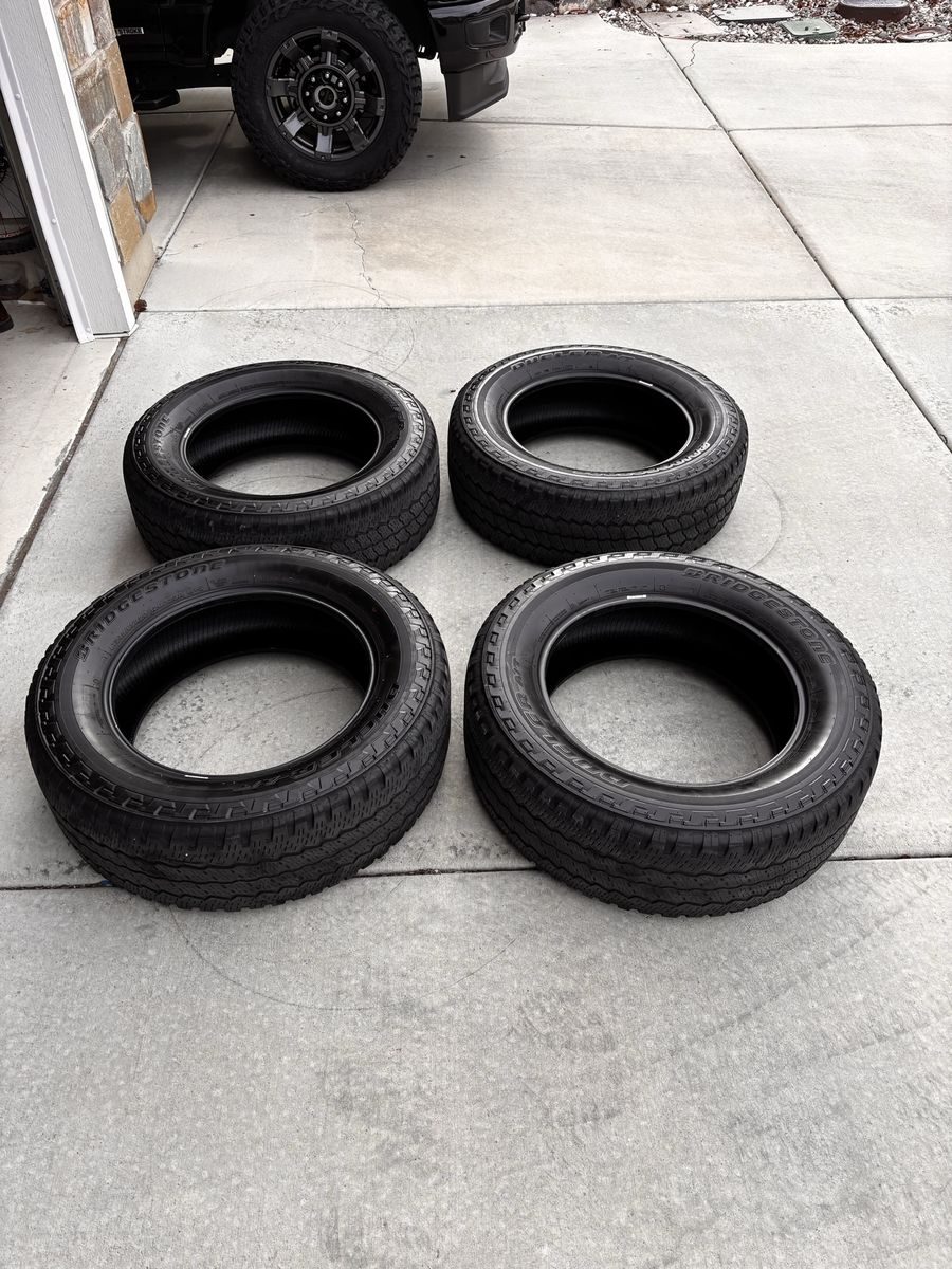 4 Tires - Bridgestone Dueler A/T 275/65R20 Miles