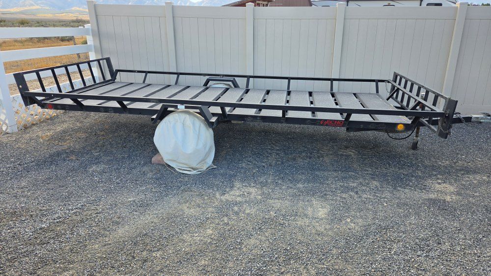 Echo EE-14-14 3-place ATV or single UTV trailer.