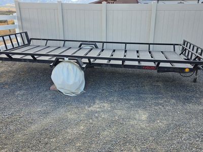 Echo EE-14-14 3-place ATV or single UTV trailer.