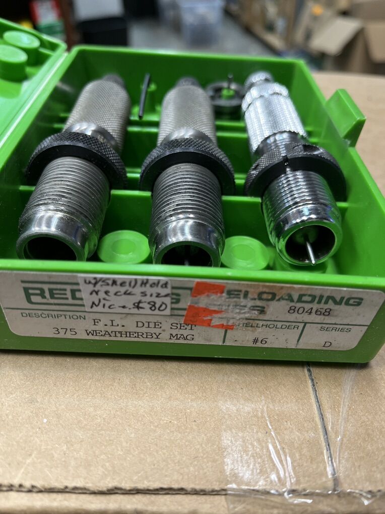 375 Weatherby Mag Die Set.
