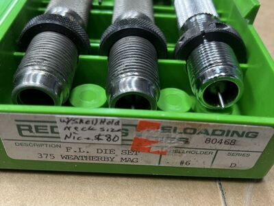 375 Weatherby Mag Die Set.