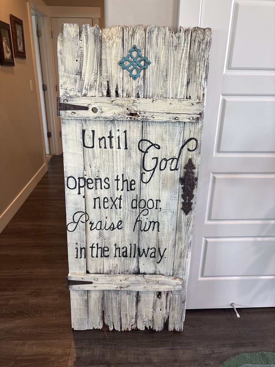 Barn wood wall decor shabby chic