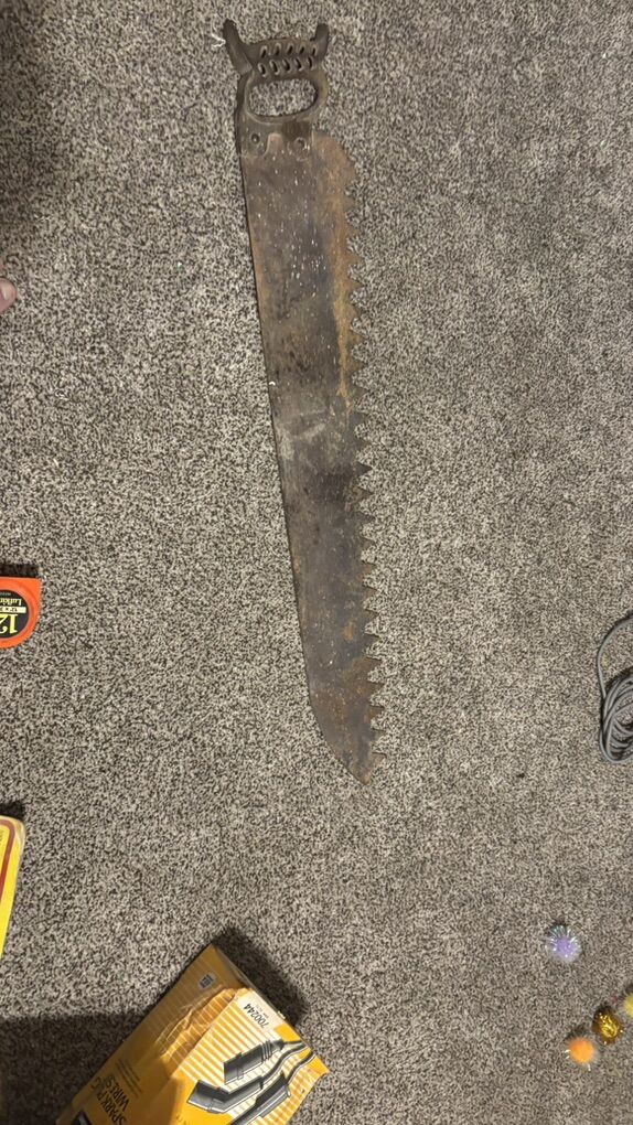 Dutch Oven Handle Ice Saw 32 1900 Vintage