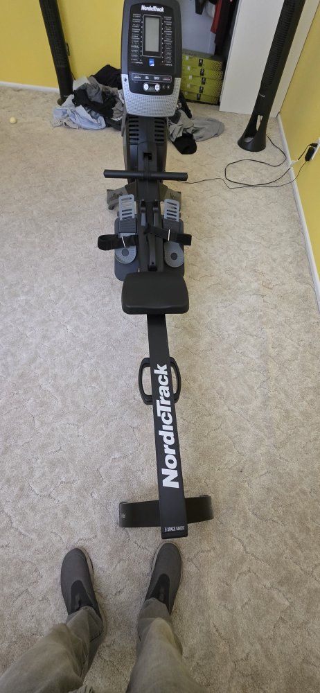 NordicTrack RW200 Rower SpaceSaver Folding Exercise Machine - Used, Magnetic Resistance