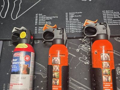 COUNTER ASSAULT Bear Deterrent Pepper Spray 8.1oz/290g, 2x Pepper Power 9.2oz/260g (Expires 2029/2030)